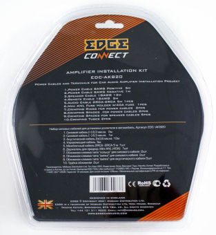 Набор проводов Edge EDC-AK820 красный/черный - купить недорого с доставкой в интернет-магазине