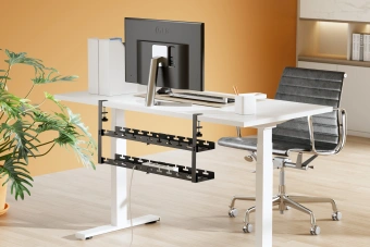 Кабель-канал Cactus CS-CM-700-2BK для столов 72.8x13.5x34.2см черный - купить недорого с доставкой в интернет-магазине