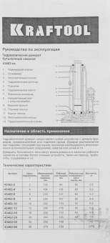 Домкрат Kraftool Kraft-Lift 43462-32_z01 бутылочный гидравлический зеленый/серый - купить недорого с доставкой в интернет-магазине
