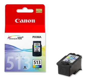 Картридж струйный Canon CL-513 2971B007/004/001 многоцветный для Canon MP240/MP260/MP480 - купить недорого с доставкой в интернет-магазине