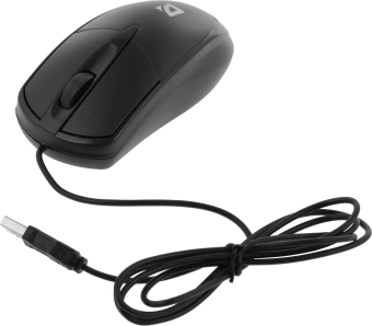 Мышь Defender Trace MB-989 черный оптическая 1000dpi USB 2but (52989) - купить недорого с доставкой в интернет-магазине