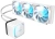 Система водяного охлаждения Gigabyte Eagle 360 ICE ARGB Soc-AM5/AM4/1200/1700/1851 белый 4-pin 13-37.6dB Al Ret (GP-GIGABYTE EAGLE 360I) - купить недорого с доставкой в интернет-магазине