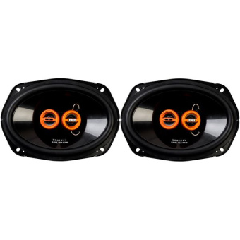 Колонки автомобильные Edge EDST219-E6 100Вт 90дБ 4Ом 16x23см (6x9дюйм) (ком.:2кол.) коаксиальные двухполосные - купить недорого с доставкой в интернет-магазине