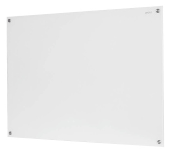 Доска стеклянная Deli 8740 стеклянная белый 100x150см стекло магнитный 4 магнита/2 маркера/стиратель - купить недорого с доставкой в интернет-магазине