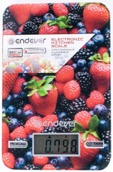 Весы кухонные электронные Endever Skyline KS-528 макс.вес:5кг рисунок/ягоды - купить недорого с доставкой в интернет-магазине