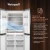Холодильник Weissgauff WCD 450 BEG NoFrost Inverter 3-хкамерн. бежевый инвертер - купить недорого с доставкой в интернет-магазине