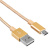 Кабель Buro Reversible Braided BHP MICROUSB 1M BRAIDED USB (m)-micro USB (m) 1м золотистый - купить недорого с доставкой в интернет-магазине