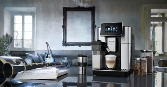 Кофемашина Delonghi Primadonna Soul ECAM610.74.MB 1450Вт черный/серебристый - купить недорого с доставкой в интернет-магазине