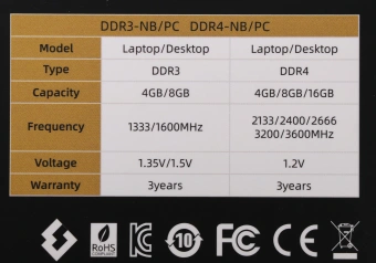 Память DDR3L 8GB 1600MHz Kingspec KS1600D3N13508G RTL PC3L-12800 CL11 SO-DIMM 204-pin 1.35В single rank Ret - купить недорого с доставкой в интернет-магазине