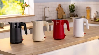 Чайник электрический Bosch TWK2M164 1.7л. 2400Вт красный корпус: пластик - купить недорого с доставкой в интернет-магазине
