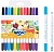 Фломастеры Deli EC166-12 Colorwow Вентилируемый смываемые 12цв. ПВХ с подвесом (12шт.)