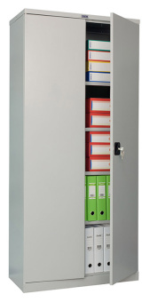 Шкаф для документов Практик CB 12 прямой 850x400x1860мм серый (S20499011202) - купить недорого с доставкой в интернет-магазине