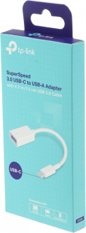 Переходник TP-Link UC400 USB Type-C (m) USB 3.0 A(f) 0.1м белый - купить недорого с доставкой в интернет-магазине