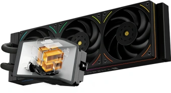 Система водяного охлаждения Thermalright Wonder Vision 360 UB ARGB Soc-AM5/AM4/1200/1700/1851 черный 4-pin 28.1dB Al LCD Ret (W-VISION-UB-360-BL-ARGB) - купить недорого с доставкой в интернет-магазине