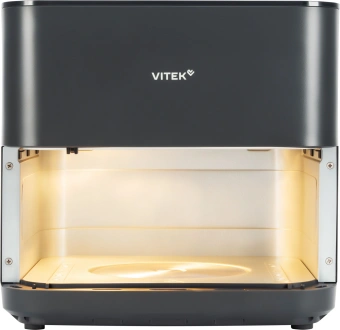Аэрогриль Vitek VT-AF0001 8л 2000Вт темно-серый/черный - купить недорого с доставкой в интернет-магазине