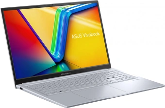 Ноутбук Asus Vivobook 15X OLED K3504VA-MA556 Core i7 1355U 16Gb SSD1Tb Intel Iris Xe graphics 15.6" OLED 2.8K (2880x1620) noOS silver WiFi BT Cam (90NB10A2-M00NH0) - купить недорого с доставкой в интернет-магазине