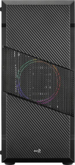 Корпус Aerocool Menace Saturn FRGB-G-BK-v1 черный без БП ATX 7x120mm 2x140mm 2xUSB3.0 audio bott PSU - купить недорого с доставкой в интернет-магазине