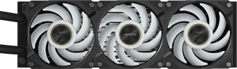 Система водяного охлаждения Gigabyte Aorus Waterforce X II 360 ARGB Soc-TR4/sTR5/AM5/AM4/1200/1700/1851 черный 4-pin 12-37.5dB Al LCD Ret (GP-AORUS WATERFORCE X II 360) - купить недорого с доставкой в интернет-магазине