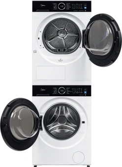 Стиральная машина Midea MF205D80WB/W-RU класс: A загр.фронтальная макс.:8кг (с сушкой) белый инвертор - купить недорого с доставкой в интернет-магазине