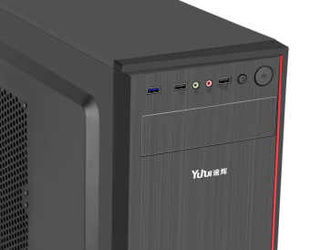 Корпус Accord JP-II черный без БП ATX 6x120mm 2xUSB2.0 1xUSB3.0 audio - купить недорого с доставкой в интернет-магазине