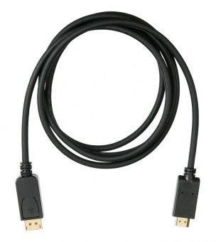 Кабель аудио-видео Buro v. 1.2 DisplayPort (m)/HDMI (m) 2м. Позолоченные контакты черный (BHP DPP_HDMI-2) - купить недорого с доставкой в интернет-магазине