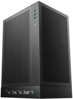 Корпус Deepcool CH170 Digital черный без БП miniITX 6x120mm 2xUSB3.0 audio bott PSU - купить недорого с доставкой в интернет-магазине
