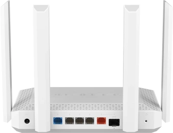 Роутер беспроводной Keenetic Giga (KN-1012) AX3000 10/100/1000BASE-TX/SFP/4g ready белый - купить недорого с доставкой в интернет-магазине
