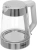 Чайник электрический Haier HK-500 1.7л. 2200Вт серый/белый корпус: стекло/пластик (TD0029955RU) - цена, купить или заказать с доставкой в интернет-магазине Чайник электрический Haier HK-500 1.7л. 2200Вт серый/белый корпус: стекло/пластик (TD0029955RU) - купить недорого с доставкой в интернет-магазине