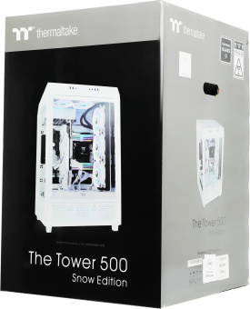Корпус Thermaltake The Tower 500 белый без БП E-ATX 9x120mm 3x140mm 4xUSB3.0 audio bott PSU - купить недорого с доставкой в интернет-магазине