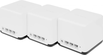 Бесшовный Mesh роутер Mercusys Halo H50G(3-pack) AC1900 10/100/1000BASE-TX белый (упак.:3шт) - купить недорого с доставкой в интернет-магазине