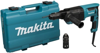 Перфоратор Makita HR2670FT патрон:SDS-plus уд.:3Дж 800Вт (кейс в комплекте) - купить недорого с доставкой в интернет-магазине