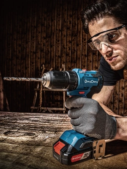 Дрель-шуруповерт DongCheng DCJZ2050 аккум. патрон:быстрозажимной (кейс в комплекте) (DCJZ2050(TYPE DM)) - купить недорого с доставкой в интернет-магазине