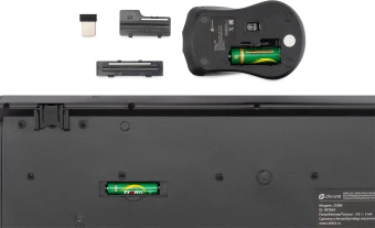Клавиатура + мышь Оклик 250M клав:черный мышь:черный USB беспроводная slim (997834) - купить недорого с доставкой в интернет-магазине