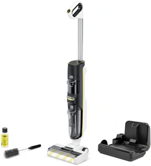 Пылесос Karcher FCV 4 Dry 180Вт желтый/черный - купить недорого с доставкой в интернет-магазине