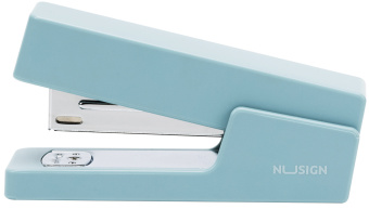 Степлер Deli NS084-BL Nusign 24/6 26/6 (20листов) синий 100скоб коробка - купить недорого с доставкой в интернет-магазине
