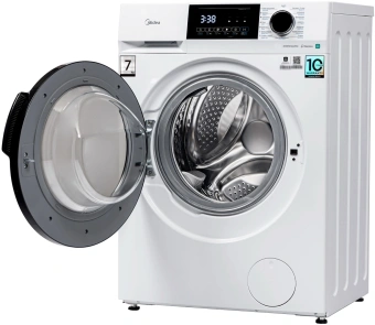 Стиральная машина Midea MFC3712BSW40/W класс: A загр.фронтальная макс.:7кг белый инвертор - купить недорого с доставкой в интернет-магазине