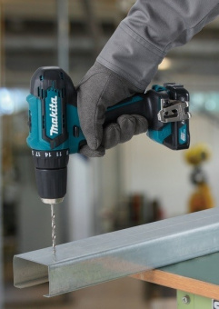 Дрель-шуруповерт Makita DF333DWAE аккум. патрон:быстрозажимной (кейс в комплекте) - купить недорого с доставкой в интернет-магазине