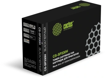 Картридж лазерный Cactus CS-SP330H 408281 черный (7000стр.) для Ricoh Aficio SP 330DN/330SFN/330SN - купить недорого с доставкой в интернет-магазине