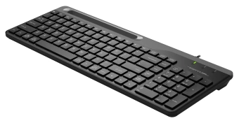 Клавиатура A4Tech FK25 черный/серый USB slim (FK25 BLACK) кабель 1.5м - купить недорого с доставкой в интернет-магазине