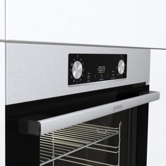 Духовой шкаф Электрический Gorenje BO6735E05X нержавеющая сталь/черный - купить недорого с доставкой в интернет-магазине