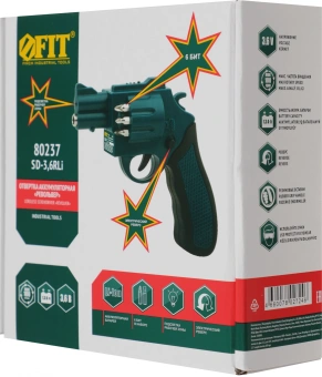 Отвертка аккум. FIT SD-3,6RLi аккум. патрон:шестигранник 6.35 мм (1/4) (80237) - купить недорого с доставкой в интернет-магазине