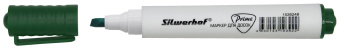 Маркер для досок Silwerhof Prime+ скошенный пиш. наконечник 2-5мм зеленый коробка - купить недорого с доставкой в интернет-магазине