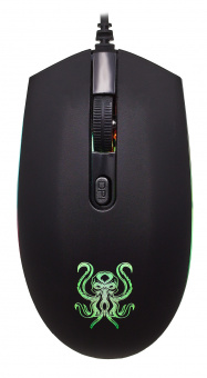 Мышь Оклик 706G OCTA черный оптическая (1600dpi) USB (4but) - купить недорого с доставкой в интернет-магазине
