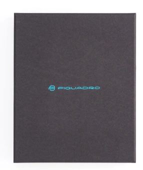 Обложка для документов Piquadro Blue Square PP5246B2R/N черный натур.кожа - купить недорого с доставкой в интернет-магазине