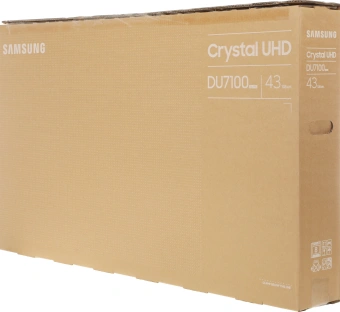 Телевизор LED Samsung 43" UE43DU7100UXRU Series 7 черный 4K Ultra HD 60Hz DVB-T2 DVB-C DVB-S2 USB WiFi Smart TV - купить недорого с доставкой в интернет-магазине