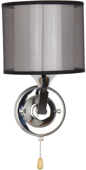 Светильник Hiper Andrea H025-1 наст.-потол. черный/хром - купить недорого с доставкой в интернет-магазине