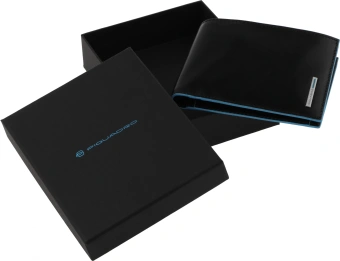 Кошелек мужской Piquadro Blue Square PU257B2R/N черный натур.кожа - купить недорого с доставкой в интернет-магазине