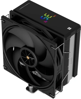 Устройство охлаждения(кулер) Thermalright Assassin X 120 R Digital ARGB Soc-AM5/AM4/1200/1700/1851 черный 4-pin 25.6dB Al+Cu LCD Ret (AX120-R-DIGITAL-BL-ARGB) - купить недорого с доставкой в интернет-магазине
