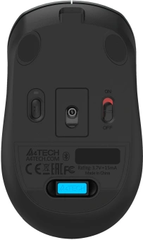 Мышь A4Tech Fstyler FB26CS Air2 серый/черный оптическая 2000dpi silent беспров. BT/Radio USB для ноутбука 4but (FB26CS AIR2 SMOKY GREY) - купить недорого с доставкой в интернет-магазине