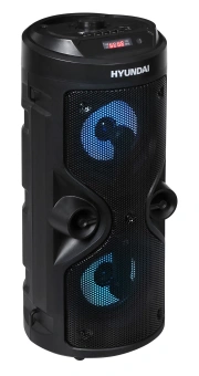 Минисистема Hyundai H-MC150 черный 50Вт FM USB BT SD/MMC - купить недорого с доставкой в интернет-магазине